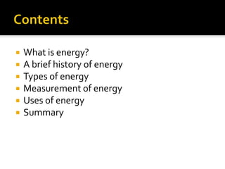 Understanding energy | PPTX