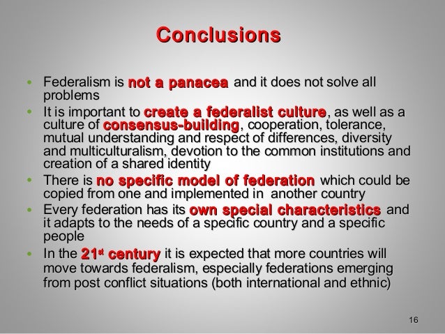 federalism importance and advantages We need to stop ignoring the benefits of federalism, fix the financial imbalances that are currently reducing its potential, and build a new. federalism importance and advantages We need to stop ignoring the benefits of federalism, fix the financial imbalances that are currently reducing its potential, and build a new.