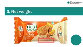 3. Net weight
 