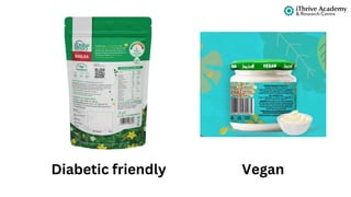 Diabetic friendly Vegan
 