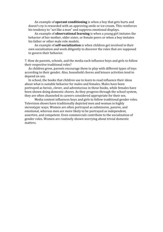 Understanding Gender Differences