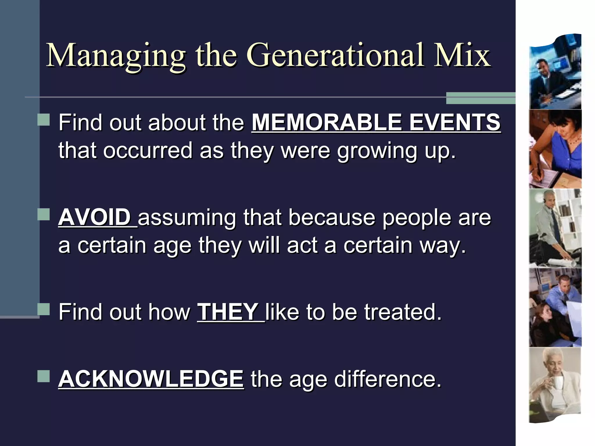 Understanding Generational Differences Presentation | PPT
