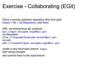 Understanding and Using Git at Eclipse | PPT