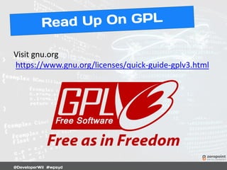 Visit gnu.org
https://www.gnu.org/licenses/quick-guide-gplv3.html
 