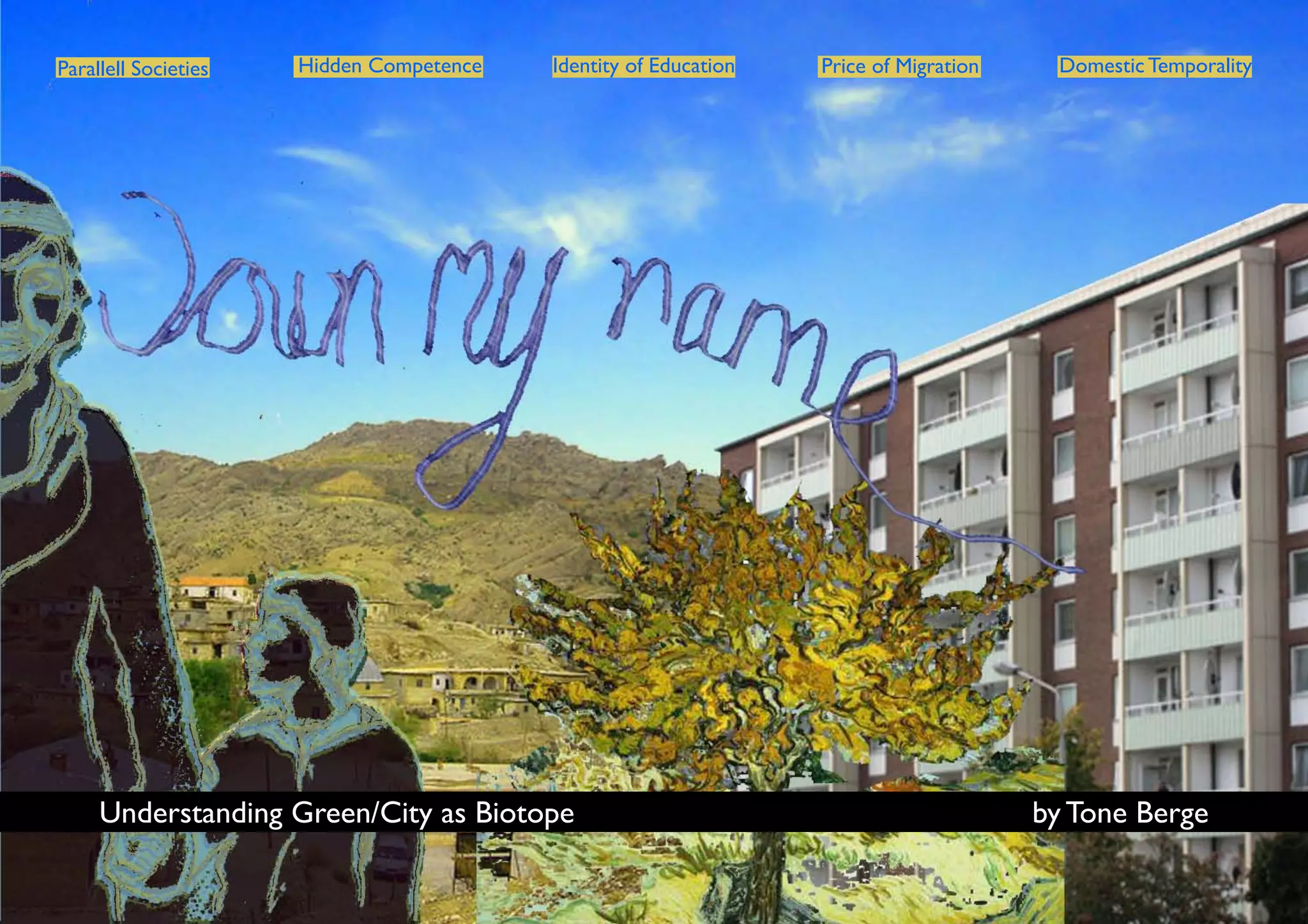 Parallell Societies   Hidden Competence   Identity of Education   Price of Migration    Domestic Temporality




     Understanding Green/City as Biotope                                               by Tone Berge
 