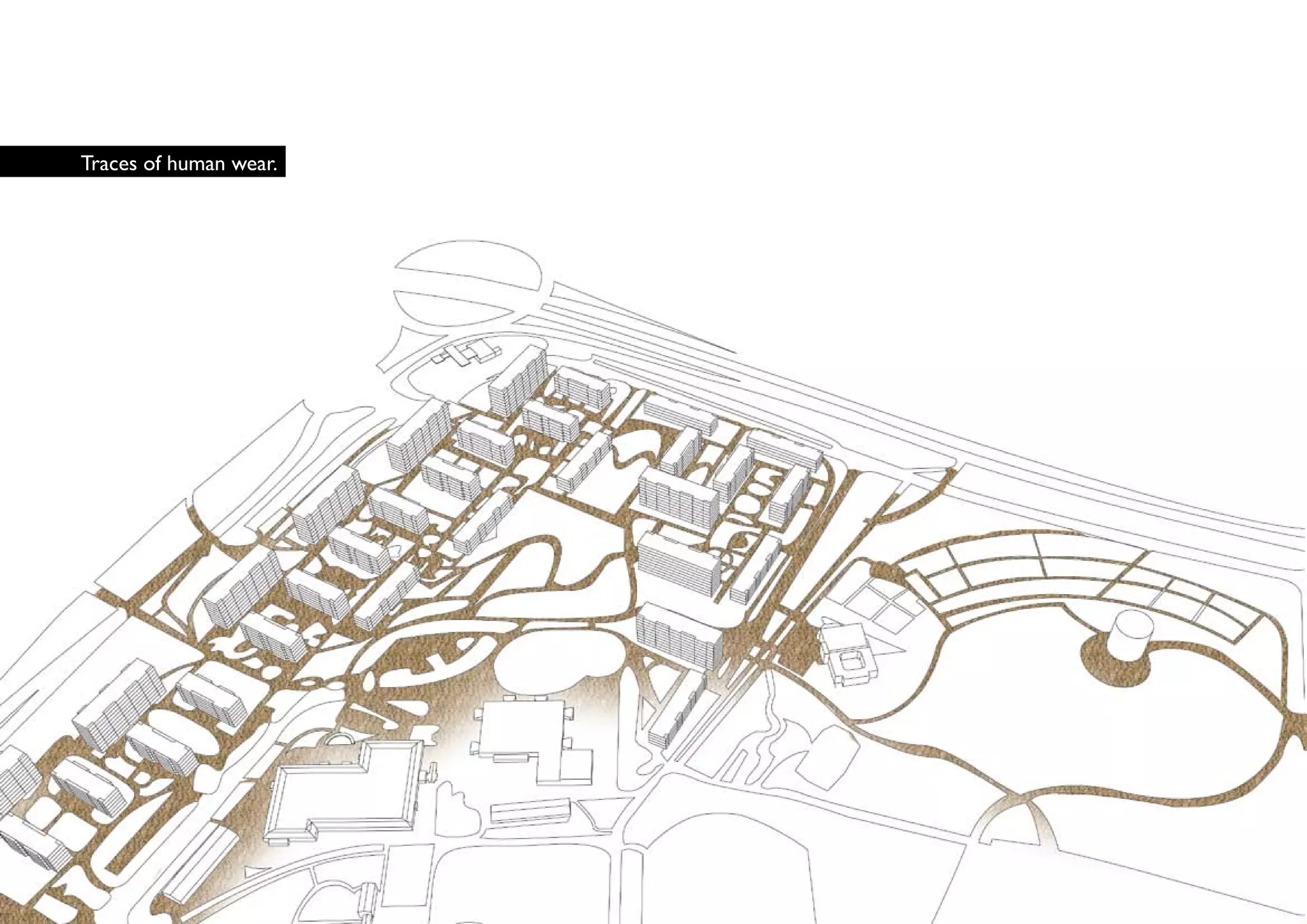 Traces of human wear.
 