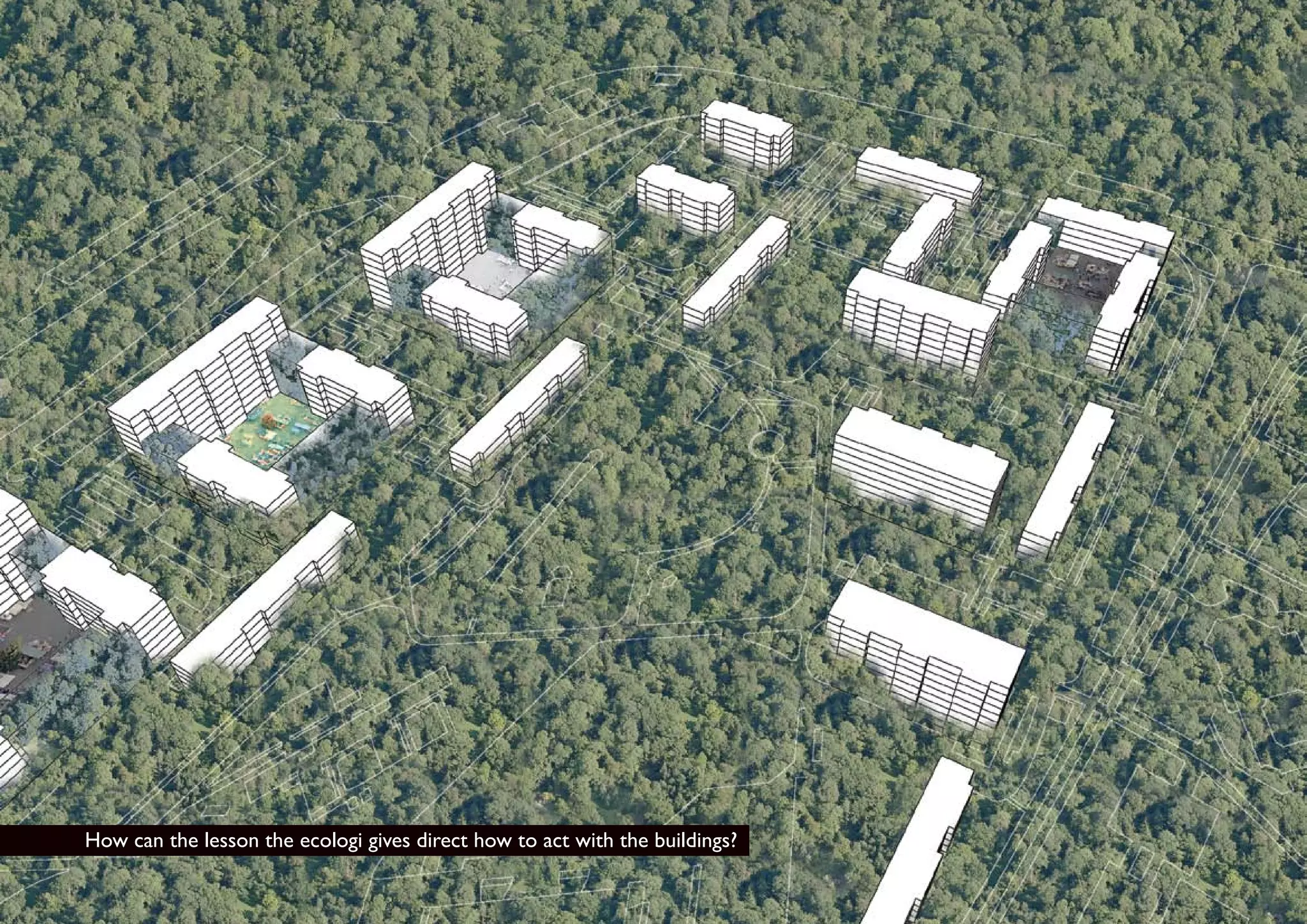 How can the lesson the ecologi gives direct how to act with the buildings?
 