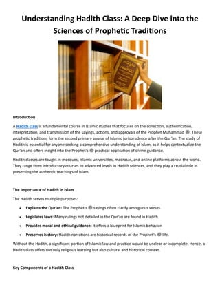 Hadith Levels Understanding Hadith Class: A Deep Dive into the Sciences of Prophetic ...