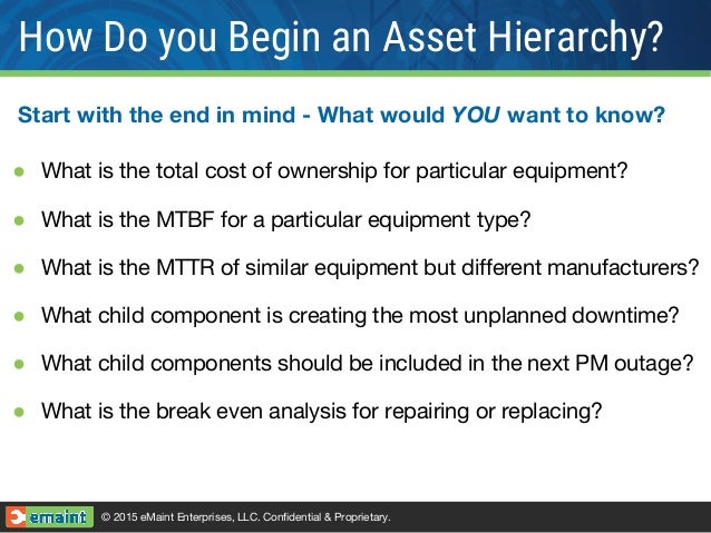 Understanding Hierarchical Asset Structures in CMMS
