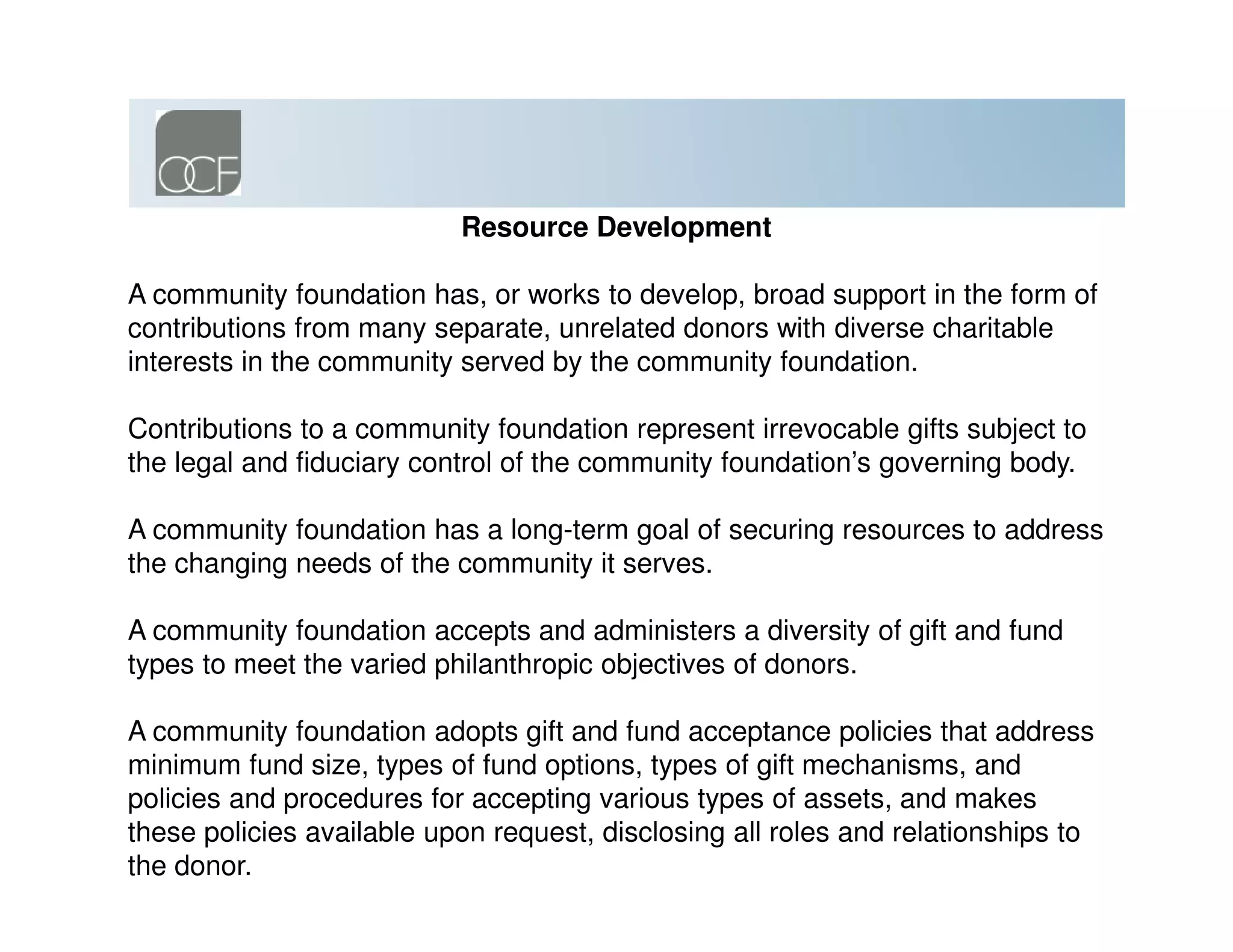 Understanding How to Work With Community Foundations and the Role of ...