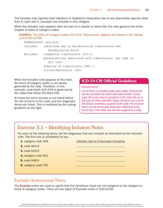 2 More Excludes Notes Examples MBC | PDF