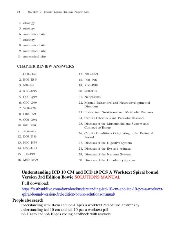 Understanding Icd 10 Cm And Icd 10 Pcs A Worktext Spiral