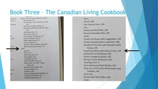 Book Three – The Canadian Living Cookbook
 