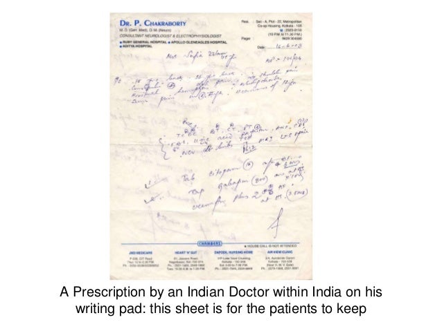 doctor prescription pad