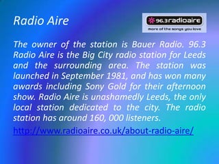 Non-for-profit Radio