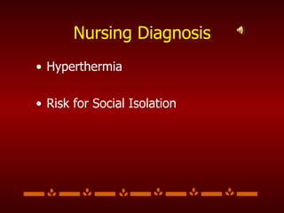 Nursing Diagnosis Hyperthermia Risk for Social Isolation 