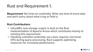 Rust Contributors Understanding InfluxDB’s New Storage Engine | PDF
