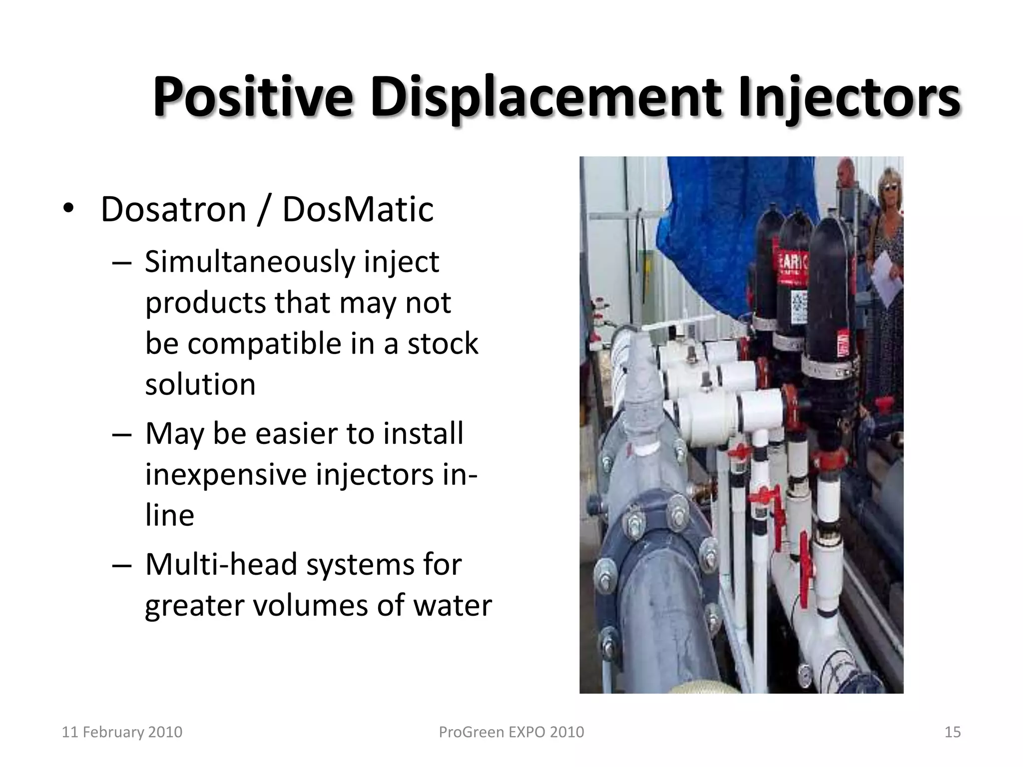 Inject at a constant rate