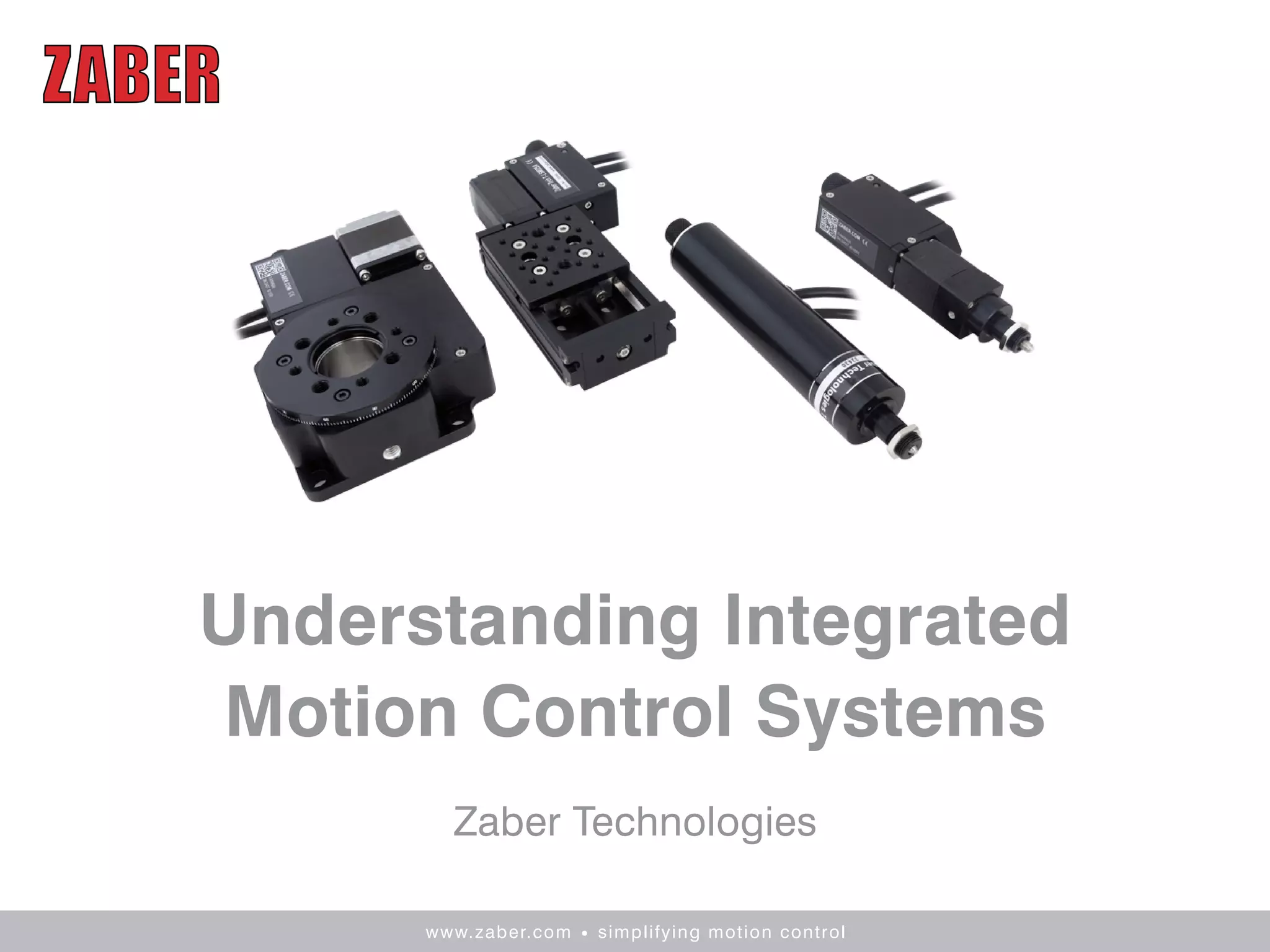 Understanding Integrated Motion Control Systems | PDF | Cameras and ...
