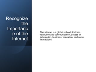 Comprehensive Guide to Internet and Online Communication Technologies | PDF