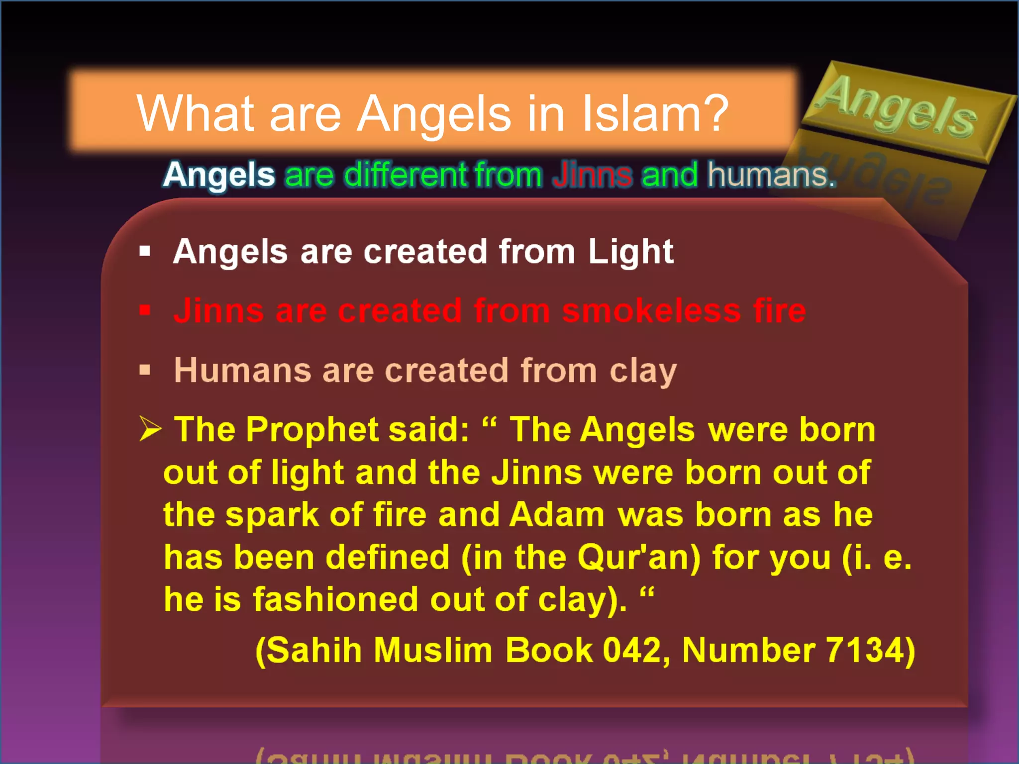 What are Angels in Islam? 