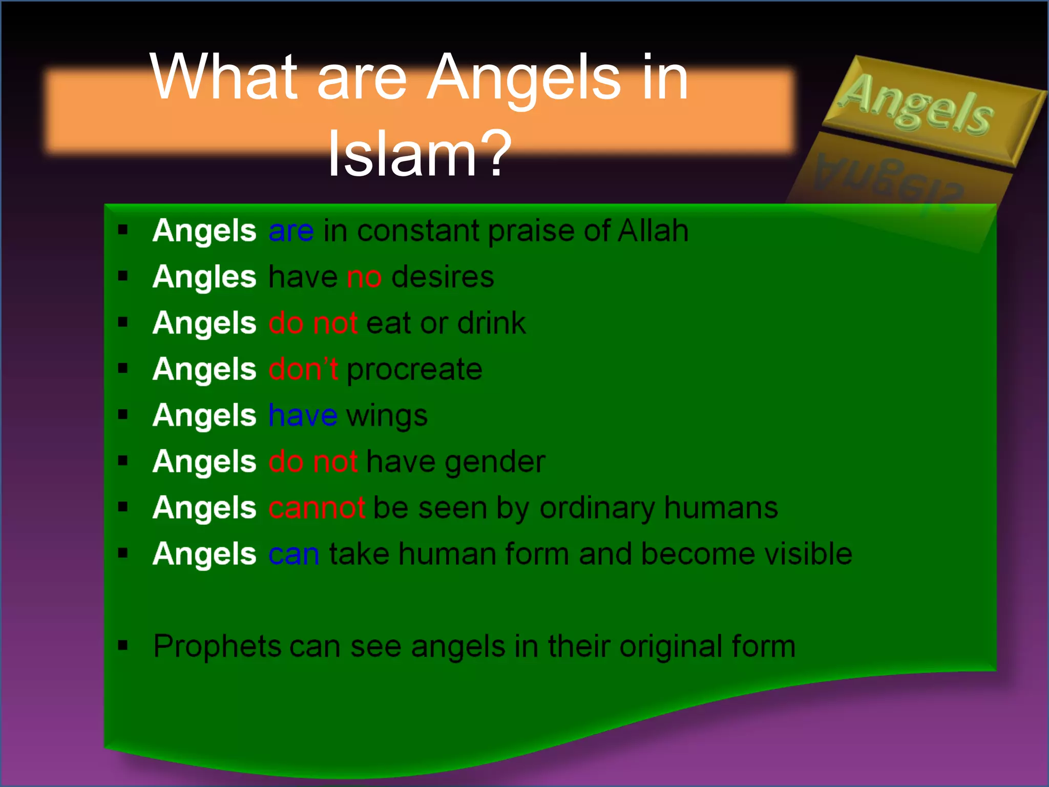 What are Angels in Islam? 