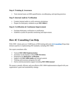 Understanding ISO 14064- A Guide to Greenhouse Gas (GHG) Management and ...