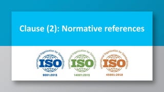 Comprehensive Comparison of ISO 9001, 14001, and 45001 Clauses and PDCA ...