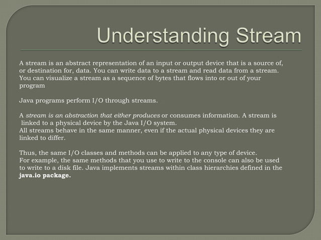 Understanding java streams | PPTX