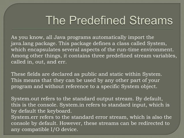 Understanding java streams | PPTX