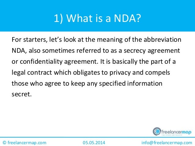 Understanding key contract elements – the nda