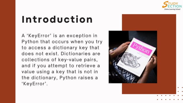 Understanding ‘KeyError’ in Python: Causes and Prevention | PPT