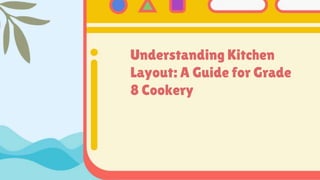 Understanding Kitchen
Layout: A Guide for Grade
8 Cookery
 