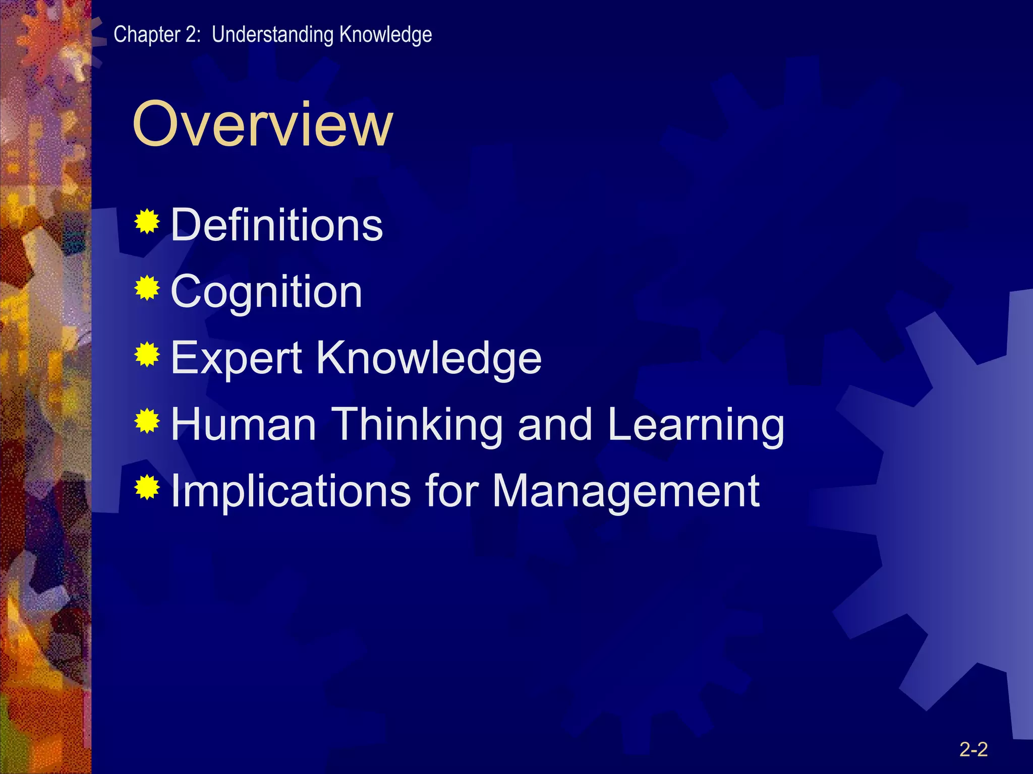 Understanding knowledge | PPT