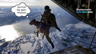 Source: http://imgur.com/tjD4L
Deployments
OH F*CK!
Not again!
Whyyyyyy…
64
 