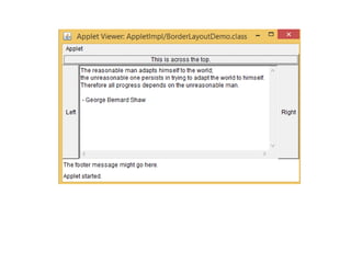 Understanding layout managers | PPT