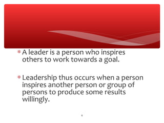 Understanding leadership | PPT