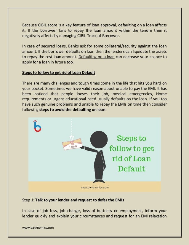 Understanding Loan Default What Happens and how to handle Loan Default