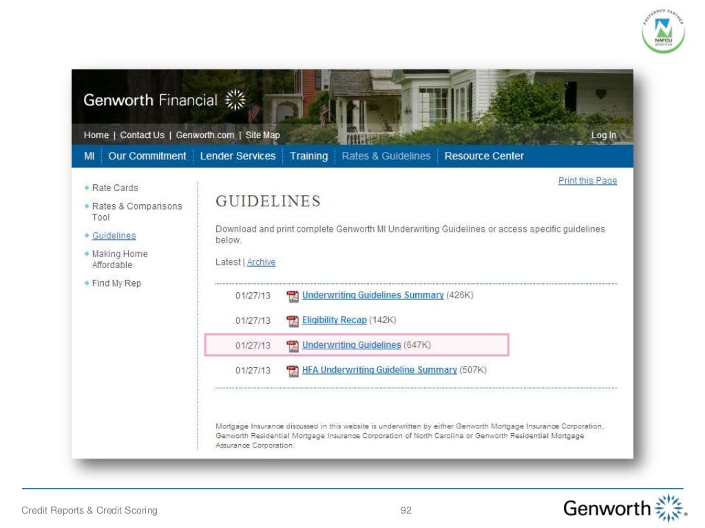 Genworth Financial Slides for Understanding Freddie Mac’s Loan Prosp…