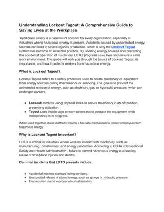 Understanding Lockout Tagout_ A Comprehensive Guide to Saving Lives at ...