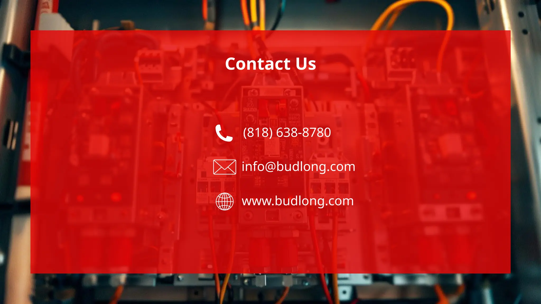 Contact Us
(818) 638-8780
info@budlong.com
www.budlong.com
 