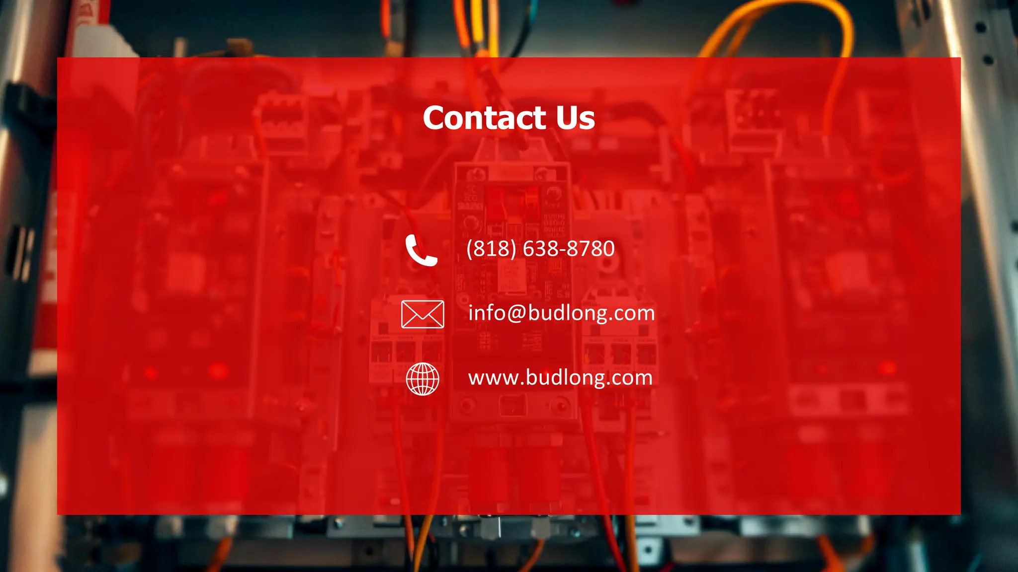 Contact Us
(818) 638-8780
info@budlong.com
www.budlong.com
 