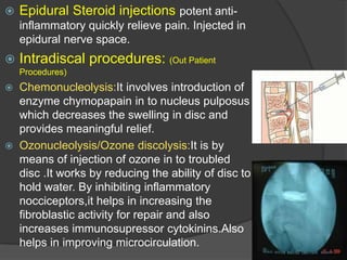 Disc Space Injection Understanding lumbar disc herniation | PPT