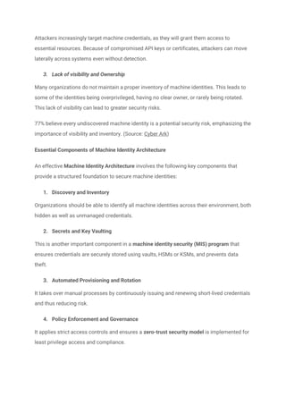 Understanding Machine Identity Security (MIS) in Modern ...