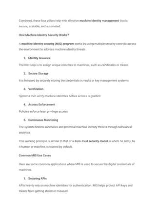 Understanding Machine Identity Security (MIS) in Modern ...