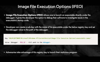 Understanding Malware Persistence Techniques by Monnappa K A