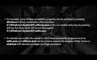 Understanding Malware Persistence Techniques by Monnappa K A