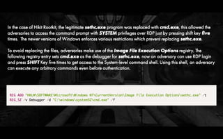 Understanding Malware Persistence Techniques by Monnappa K A