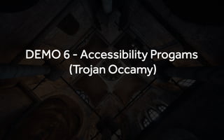 Understanding Malware Persistence Techniques by Monnappa K A