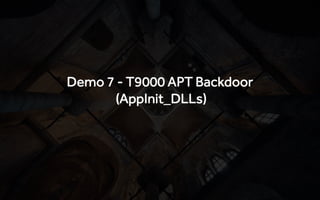 Understanding Malware Persistence Techniques by Monnappa K A